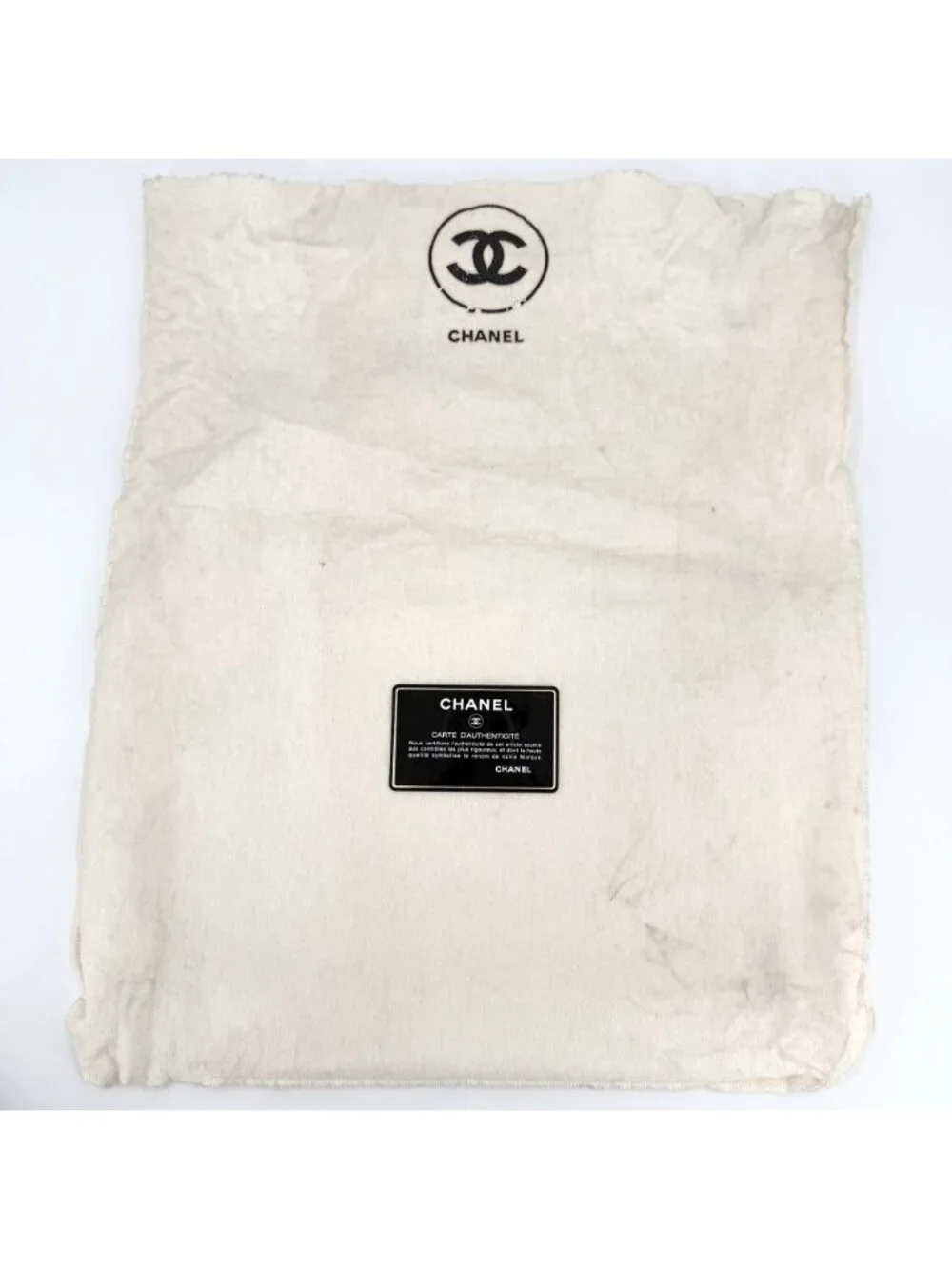 Chanel Shoulder Bag CC Logo Turnlock Crossbody Stitch Chez Blanc Caviar Leather